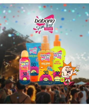 Berioska SL Babaria Sunscreen Oil LSF30 200 ml limited edition sun oil 30 sunscreen and tanning accelerator - Buy Online on GoSupps.com