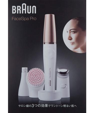 Braun FaceSpa Pro SE 911 | 3-in-1 Facial Epilator, Cleanser & Toner | Salon Beauty System | Rechargeable & Cordless | White/Bronze - Buy Online on GoSupps.com