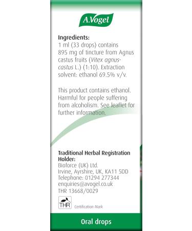 Buy BIOFORCE Agnes Castus 50 ML - Premium Herbal Supplement for Women's Health | Fast International Shipping - Buy Online on GoSupps.com