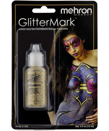 Buy Mehron Makeup Glittermark Gold - Premium Quality Glitter for Stunning Looks | International Shipping Available - Buy Online on GoSupps.com