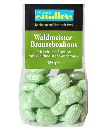 Woodruff fizzy sweets - Sparkling candy with woodruff flavour (18 bags - 15% discount) Woodruff 125 g (18 pack)