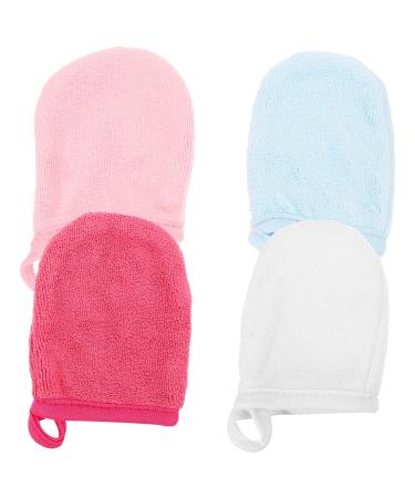 FRCOLOR 8 Pcs Makeup Remover Mitts & Cleansing Wipes - Comfortable Fiber Washcloths for Effortless Makeup Removal - Buy Online on GoSupps.com