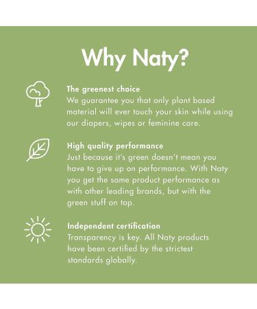 Eco by Naty Organic Cotton Super Absorbent Sanitary Pads (12 Count) - Buy Online on GoSupps.com