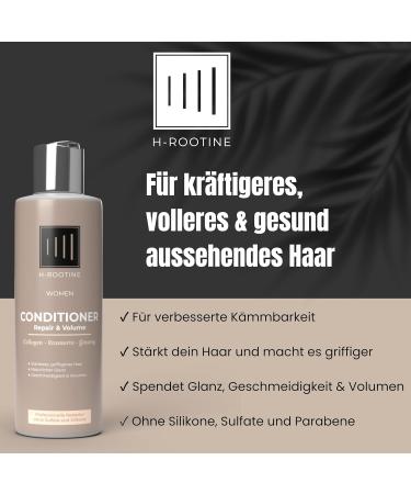 H-ROOTINE Repair Conditioner Repairing and Volumizing Shampoo - Buy Online on GoSupps.com