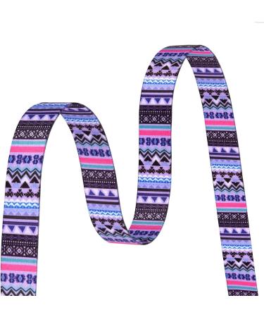 Buy Mihqy Adjustable Soft Dog Collar - Bohemian Flower & Geometric Design for All Dog Sizes (XS Neck 20-30 cm) - Comfort & Style in Purple - Buy Online on GoSupps.com