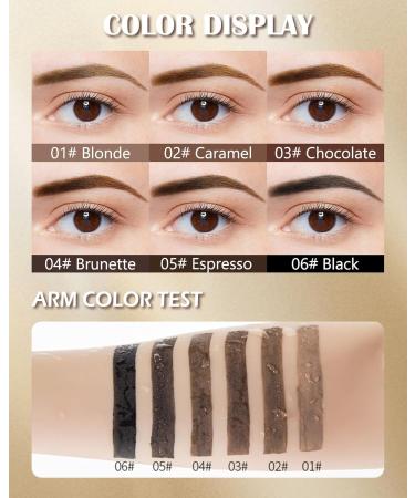 Waterproof Tinted Brow Gel - Blonde | Long-Lasting Transfer-Proof Mascara for Filling & Covering Gray | Fast Sculpt Eyebrow Tint with Brush & Razor - Buy Online on GoSupps.com
