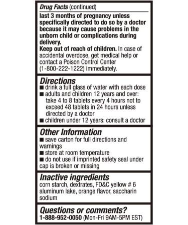 HealthA2Z Aspirin 81mg Chewable Tablets - 3 Packs (108 Tablets) | Low Strength Orange Flavor Pain Reliever | Reduce Headaches & Pains - Buy Online on GoSupps.com