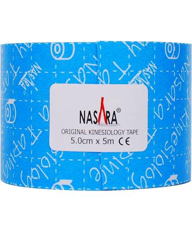 Nasara Original Kinesiology Tape - 5cm x 5m Turquoise | Ideal for Sports & Physiotherapy - Fast International Shipping - Buy Online on GoSupps.com