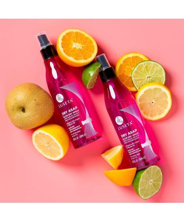 Luseta Dry ASAP Blow-Dry Spray with Argan & Marula Oil - Heat Protectant for All Hair Types - 8.5oz - Buy Online on GoSupps.com
