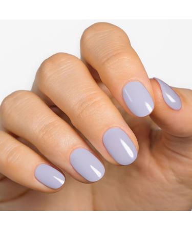 Moyou London Semi Cured Gel Nail Strips - 20 Pc Periwinkle Gel Wraps | Buy 3, Get 1 Free UV Lamp | Easy Apply & Remove for Salon-Quality Manicure - Buy Online on GoSupps.com