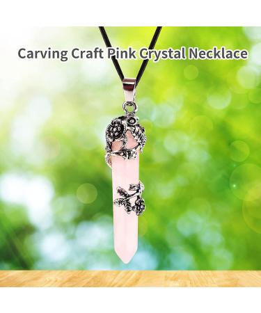 Soulnioi 18Pcs Crystals & Healing Stones Set - Chakra Stones, Quartz Pendulum, Spiritual Necklace - Meditation & Yoga Gift Box for Her - Buy Online on GoSupps.com