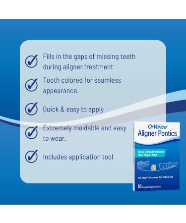 OrVance Retainer Cleaner Tablets (28 Count) & OrVance Pontics (16 Count) - Buy Online on GoSupps.com