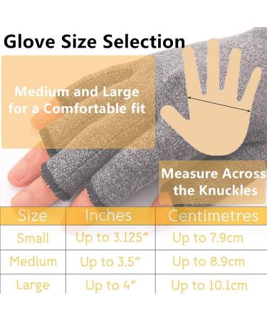 4 Pairs Arthritis Compression Gloves (2 Black + 2 Grey) - Relieve Arthritis Pain - Anti-Slip Grip for Women & Men - Buy Online on GoSupps.com
