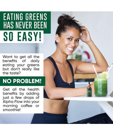 Premium Chlorophyll Liquid Drops 6000mg - Immune Boost, Energy Increase, Digestion Support, Fast Detox - Non-GMO, Vegan - Buy Online on GoSupps.com