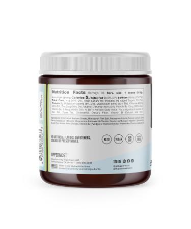 UPPERMOST Hydrate Keto Electrolytes Powder Sugar-Free Lemon Lime Drink Mix with Vitamin C B6 B12 & Zinc 30 Servings - Buy Online on GoSupps.com