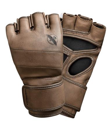 Hayabusa T3 LX Leather 4oz MMA Fight Gloves for Men & Women Medium Brown - Buy Online on GoSupps.com