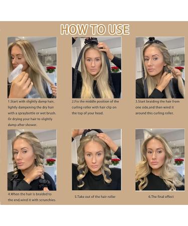 Nastro Ricci Senza Calore Heat Free Curling Rod Headband Silk Curling Iron Soft Sleeping Curling Iron Set Curly Wavy Hair Cur - Buy Online on GoSupps.com