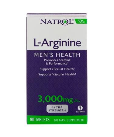 L-Arginine 3000Mg by Natrol - 90 Tab, 2 Pack 90 Count