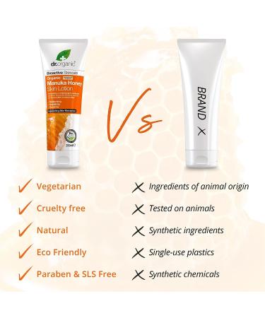 Dr. Organic Manuka Honey Skin Lotion 200ml - Natural & Organic - Buy Online on GoSupps.com