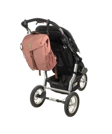 Casual Baby Diaper Backpack with Diaper Pad Stroller Attachment & Bottle Warmer - Water Repellent Outdoor Bag - 1 Pack - Buy Online on GoSupps.com