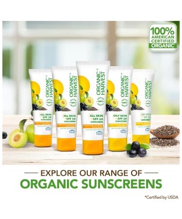 All Skin SPF 60 Sunscreen - Organic Kakadu Plum Acai Berry & Chia Seeds | Hydrating & Protective for Dry & Oily Skin | 100% American Made | 50gm Triple Action Formula - Buy Online on GoSupps.com