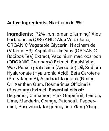Lotus Moon Vitamin B Hydrating Gel | Niacinamide Serum with Hyaluronic Acid | Clean Cruelty-Free Skincare for All Skin Types Made in USA - Buy Online on GoSupps.com