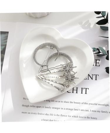 FRCOLOR 8 Sets Hair Clip Set Hair Accessories for Women Suit Hair Barrette for Women Crystal Wedding Hair Star Hair Accessories Silver Hair Clips Alloy Miss Side Clip - Buy Online on GoSupps.com
