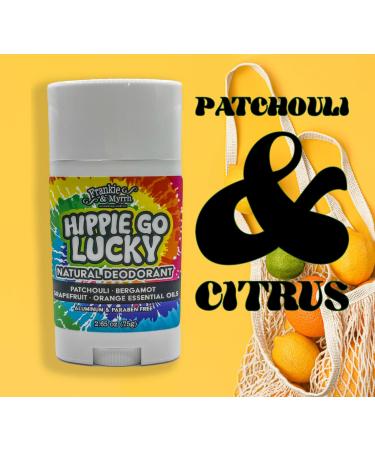 Buy Frankie & Myrrh Hippie Go Lucky Natural Deodorant - 2.65 oz | Best Natural Deodorant for Sensitive Skin | International Shipping Available - Buy Online on GoSupps.com