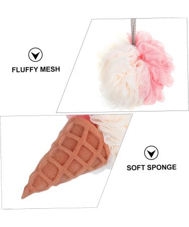 Buy Abaodam 4 Pcs Bath Ball Exfoliator Sponge Set | Ideal for Cleaning Massage & Shower | Loofah Pouf for Adults & Kids - Buy Online on GoSupps.com