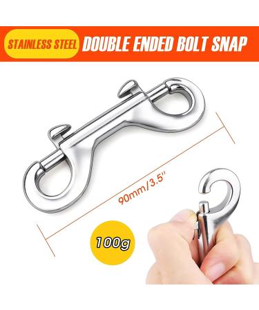 6ft Hi-Visibility Surface Marker Buoy Set for Scuba Diving | Safety Sausage with Finger Spool Reel and Snap Kit - Red - Buy Online on GoSupps.com