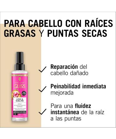  Gliss Gliss Schwarzkopf Long & Sublime Express Conditioner for Long Hair Leave-In 6 x 200 ml (Total 1200 m) - Buy Online on GoSupps.com