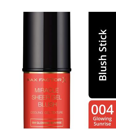 Max Factor Miracle Sheer Gel Blush 004 Red (Glowing Sunrise) - Colorful & Refreshing 8g | International Shipping Available - Buy Online on GoSupps.com