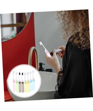 Goohochy 8th Foldable Travel Toothbrush - Soft Bristles Portable Children's Toothbrush for Hygiene on the Go Perfect for Hotels and Suitcases - Buy Online on GoSupps.com