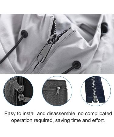 Jtkrew 12-Piece Zipper Slider Replacement Set | Removable Zipper Pulls for Coats Suitcases & Backpacks - Durable & Easy to Use - Buy Online on GoSupps.com
