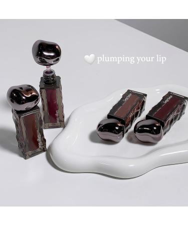 3 Colors Lip Gloss Set - Shine Glossy Plumping & Moisturizing Liquid Tint for Glowy Hydrated Lips | Perfect Makeup Set for Girls & Women - Buy Online on GoSupps.com