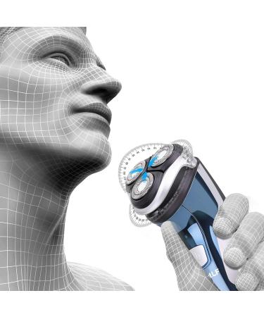 SweetLF Electric Shaver for Men Wet & Dry USB Cordless Rechargeable Men's Electric Razor with Precision Trimmer 100% Waterproof & 120 min Running for Traveling 2-year warranty SWS7105 Blue - Buy Online on GoSupps.com