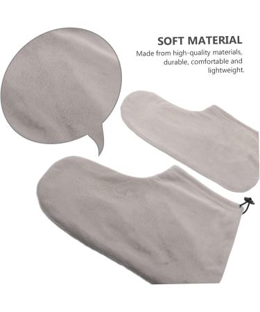 minkissy 3 Pairs Wax Therapy Warm Foot Cover Paraffin Heated Bag Medicated Socks Wax Bath Foot Hand Paraffin Booties Beauty Wax Foot Wrapping Cover Pedicure Foot Paraffin Foot Liners Plush - Buy Online on GoSupps.com
