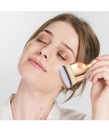 High Density Angled Flat Foundation Brush | Kabuki Makeup Brush for Liquid & Powder Blending - Buy Online on GoSupps.com