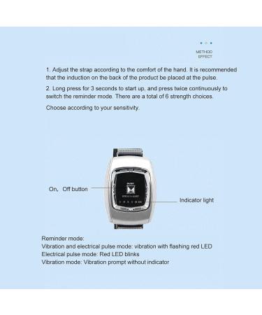 Smart Snore Watch for Promoting Better Sleep - Breathable Wristband for Dredging Meridians - White - Buy Online on GoSupps.com