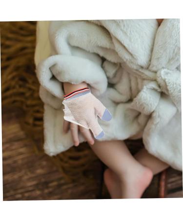 KOMBIUDA 2 Pairs Ring Biting Gloves Infants Finger Protector Kids Thumbs Infant Products Breathable Child Net As Shown 12.00X10.50X0.10CM - Buy Online on GoSupps.com