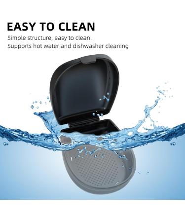 ARGOMAX Sports Mouth Guards Case 1 Piece Sports Braces Case with Carabiner Football Mouthguard Case Black. Black US - Buy Online on GoSupps.com