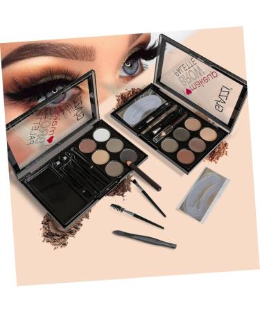 SOESFOUFU 1 Set Eyebrow Powder Set Eyebrow Beautify Makeup Tools Eyebrow Shaping Powder Abs - Buy Online on GoSupps.com