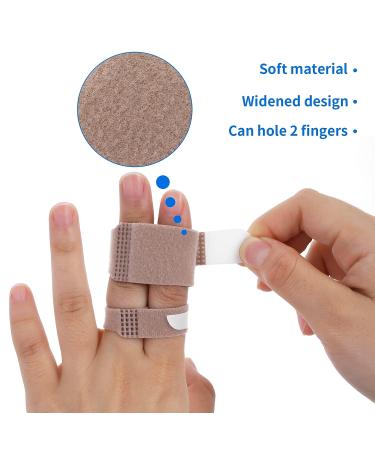 WLLHYF 10 PCS Fabric Finger Toe Wraps - Cushioned Bandages for Sprained & Broken Toes - Buy Online on GoSupps.com
