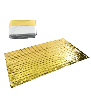 Cuque Thermal Blanket Emergency Blanket Reflective Effect 3 Pack for Outdoor Travel Wild Exploration