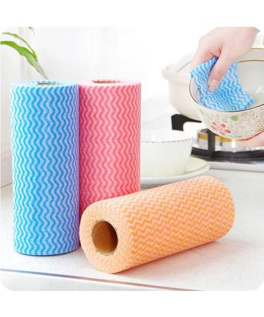 SZHO Disposable Cleaning Towels Reusable Cleaning Cloths Kitchen Towels Dish Cloths Dish Rags Non Woven Fabric Handy Wipes - Buy Online on GoSupps.com