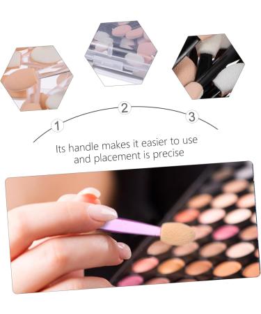 Mikinona 5 Boxes Double Ended Eyeshadow Brush Sponges Makeup Sponge Applicator Cream Applicator Plastic - Buy Online on GoSupps.com