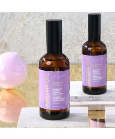 LANVIER Argan Oil Hair Treatment Oil 3.4oz - For Smooth & Repair Frizzy, Damaged Hair - Buy Online on GoSupps.com