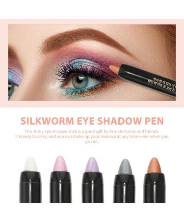 Mobestech 5pcs Eyeshadow Crayons Shiny Colored Sticks Eyeshadow Pen Eye Makeup Tools for Women Girls Make up - Buy Online on GoSupps.com