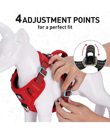 Docio Dog Harness for Large Dogs | Reflective Breathable Anti-Training Design - International Shipping - Buy Online on GoSupps.com