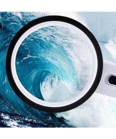 30 Times Magnifying Glass 125MM Diameter with Lamp for The Elderly Reading Magnifying Mirror Magnifiers Interesting - Buy Online on GoSupps.com